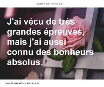 Citations France gall