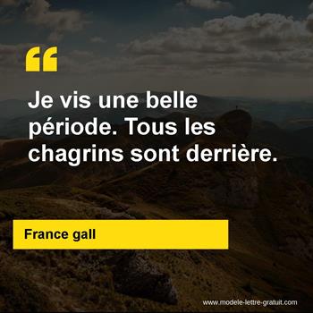 Citation France gall