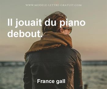 Citation de France gall