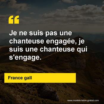 Citation France gall