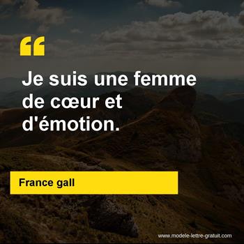 Citation France gall