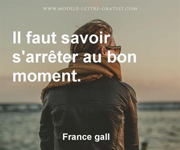 Citation de France gall