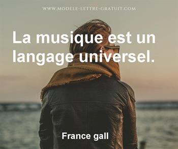 Citation de France gall