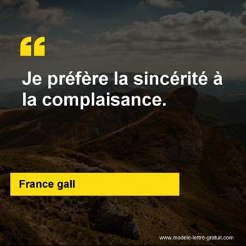 Citation France gall