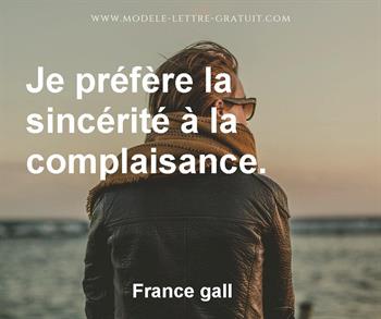 Citation de France gall