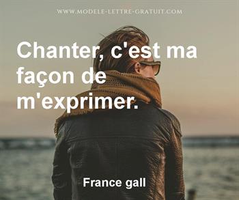 Citation de France gall