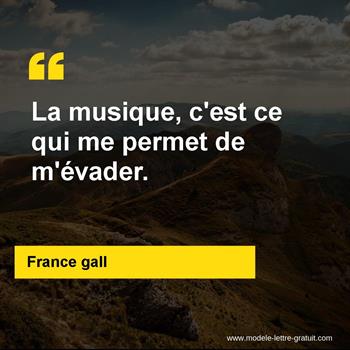 Citation France gall