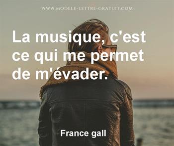Citation de France gall