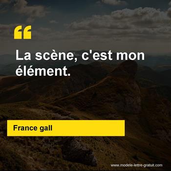 Citation France gall