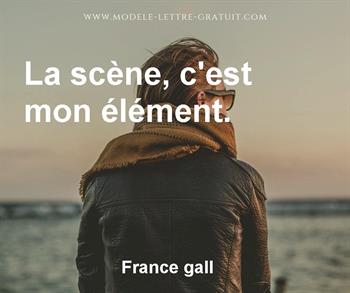 Citation de France gall