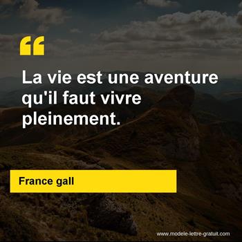 Citation France gall