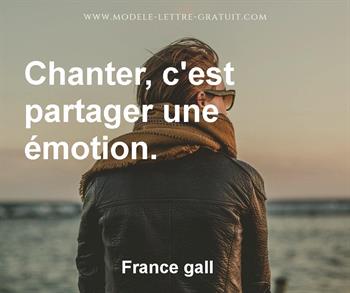 Citation de France gall