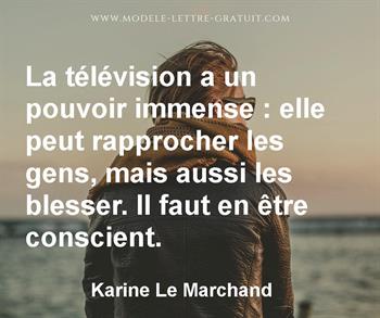 Citation de Karine Le Marchand