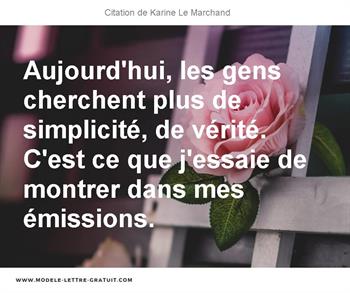 Citations Karine Le Marchand