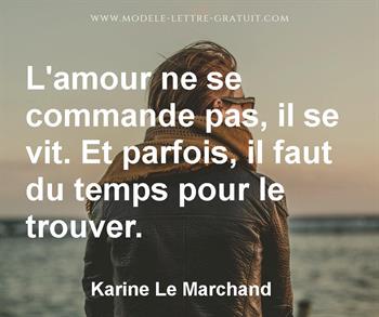 Citation de Karine Le Marchand