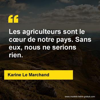 Citation Karine Le Marchand