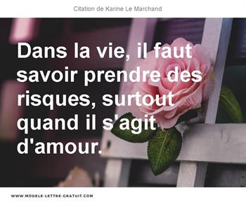 Citations Karine Le Marchand
