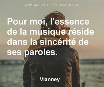 Citation de Vianney