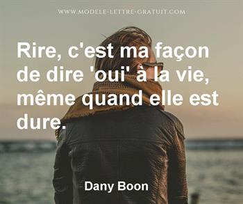 Citation de Dany Boon