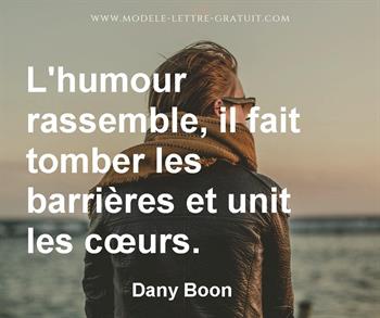 Citation de Dany Boon