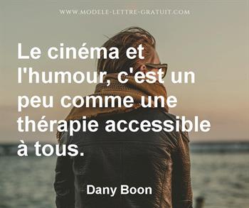 Citation de Dany Boon