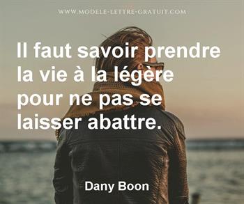 Citation de Dany Boon