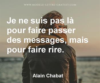 Citation de Alain Chabat