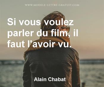 Citation de Alain Chabat