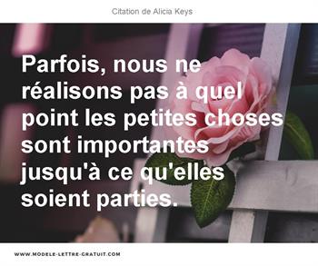 Citations Alicia Keys