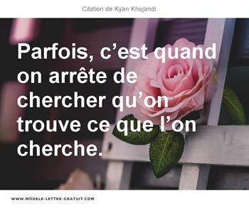 Citations Kyan Khojandi