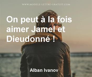 Citation de Alban Ivanov