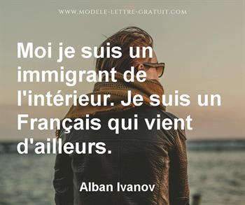 Citation de Alban Ivanov