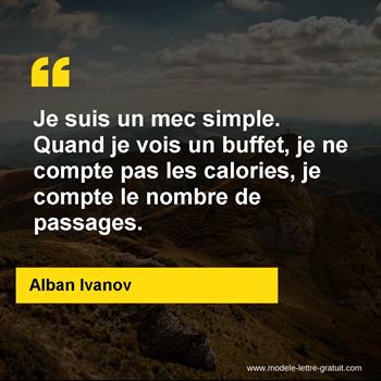 Citation Alban Ivanov
