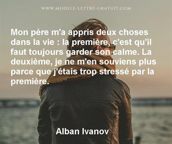 Citation de Alban Ivanov