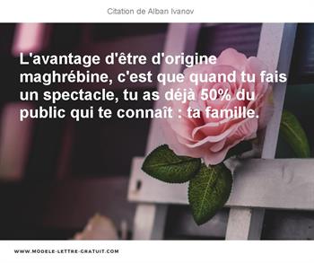 Citations Alban Ivanov