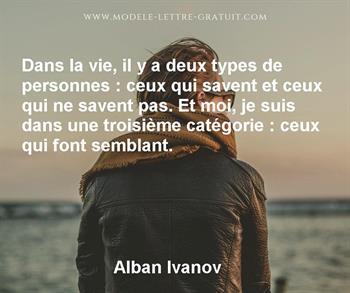 Citation de Alban Ivanov