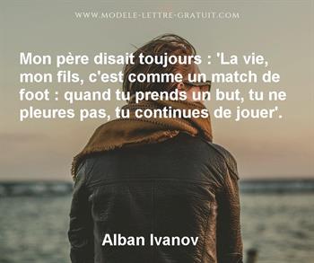Citation de Alban Ivanov