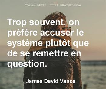 Citation de James David Vance