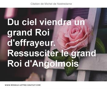 Citations Michel de Nostredame