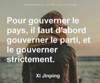 Citation de Xi Jinping