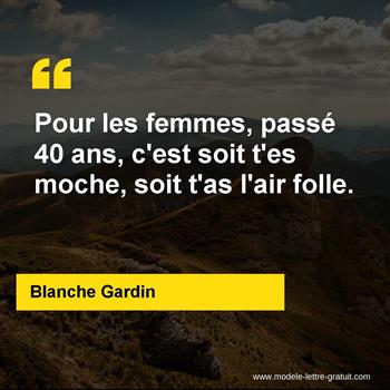 Citation Blanche Gardin