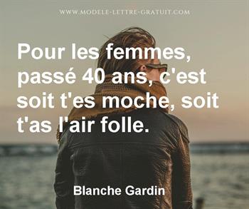Citation de Blanche Gardin