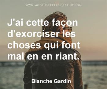Citation de Blanche Gardin