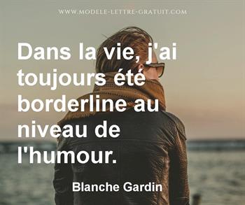 Citation de Blanche Gardin