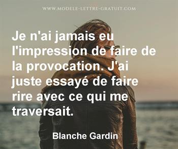 Citation de Blanche Gardin