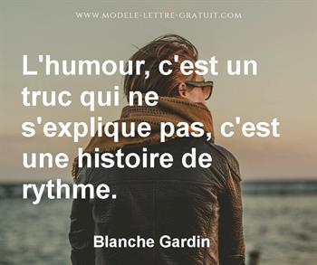 Citation de Blanche Gardin