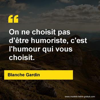 Citation Blanche Gardin