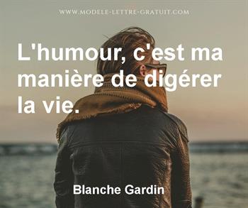 Citation de Blanche Gardin