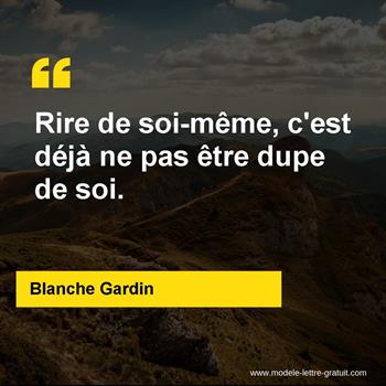 Citation Blanche Gardin