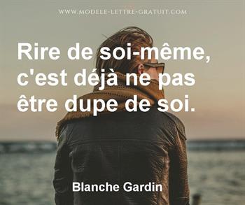 Citation de Blanche Gardin